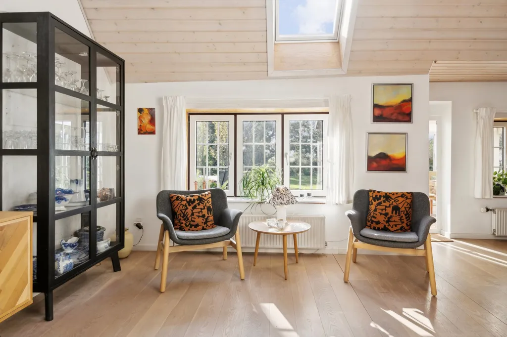 Living Room - Rural Villa with Large Garden in Agerskov