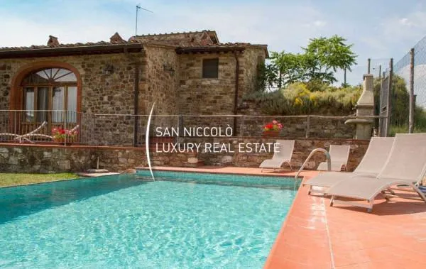 Piscina - Colonica con piscina a Greve in Chianti