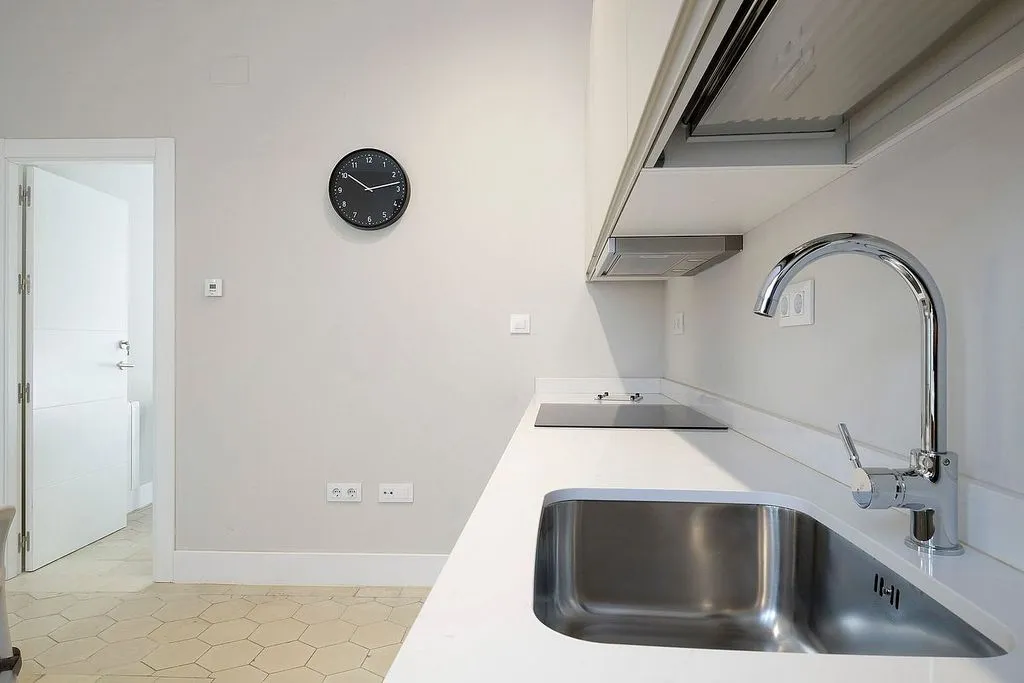 Köök - Modern Flat with Balcony in Gran Vía de Colón, Granada