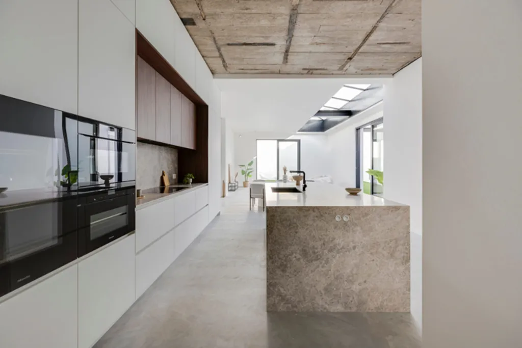 Köök - Loft with Private Garden in Antwerp