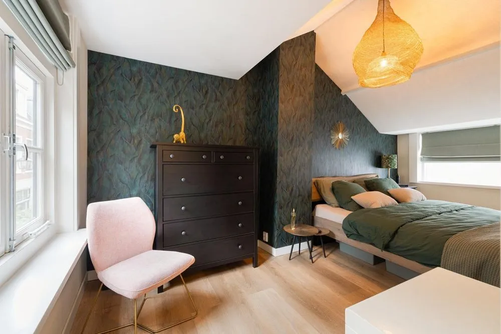 Bedrooms - Restored House with Courtyard in Haarlem's Historic District