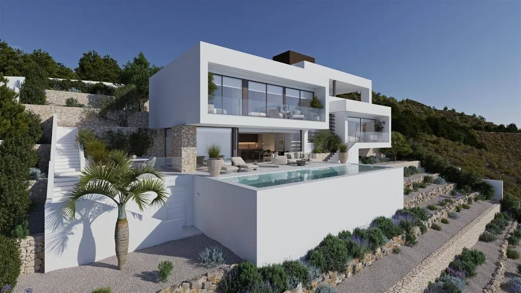 Piscine - Luxury Villa with Sea Views in Altea