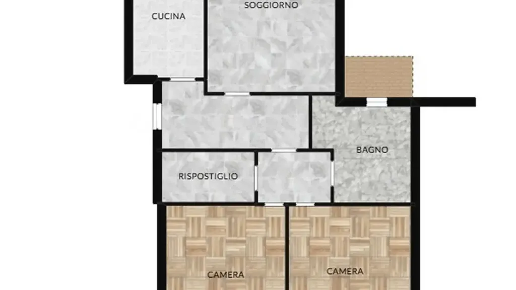3-room apartment in IT