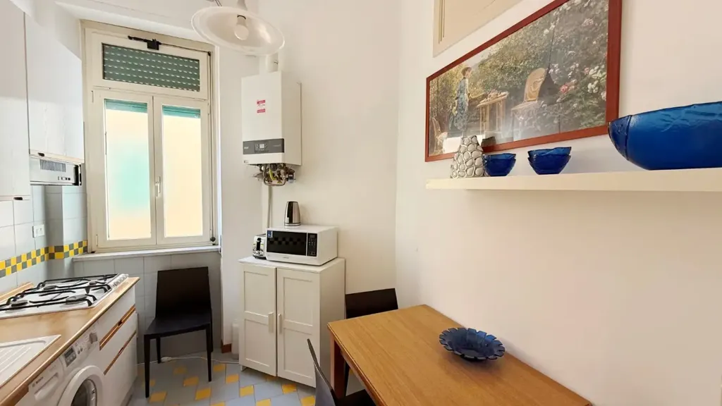 Köök - Charming Triplex with Balcony in Monteverde Vecchio