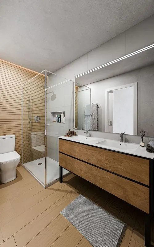 Bagni - New Flat with Air Conditioning in Granollers