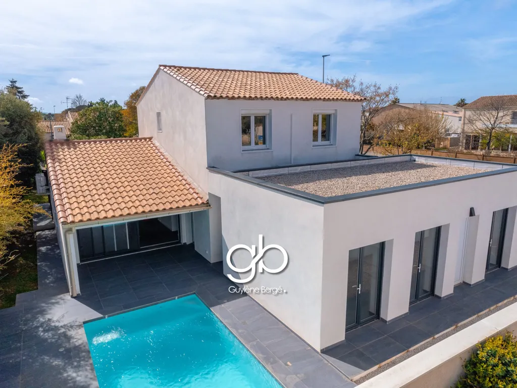 Extérieur - Villa Contemporaine avec Piscine et Dépendance à Pérols