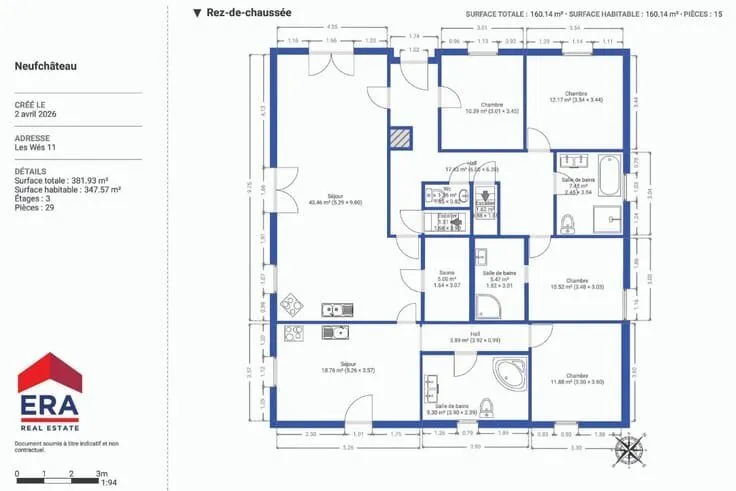 Maison 6 chambres à Hamipré