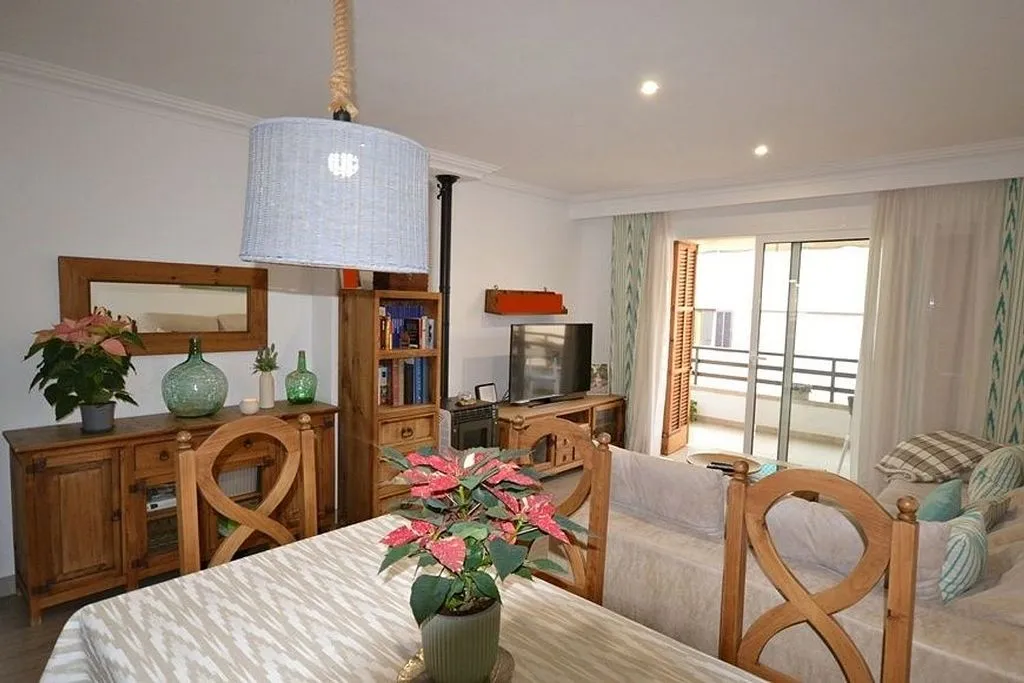 Dining Room - Renovated Apartment with Balcony in Puerto Pollensa