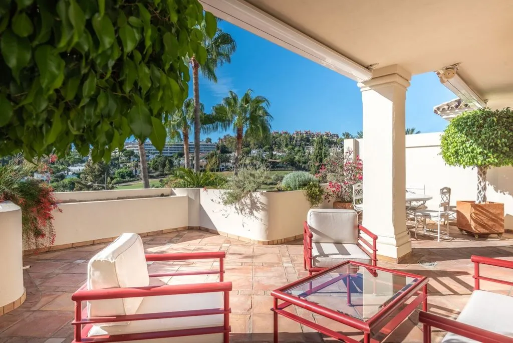 Terrasse - Luxury Penthouse with Pool in Marbella
