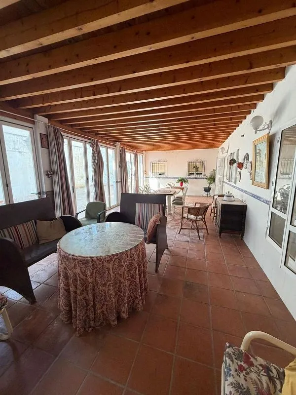 Terrasse - Semi-Detached House with Pool in Huelva