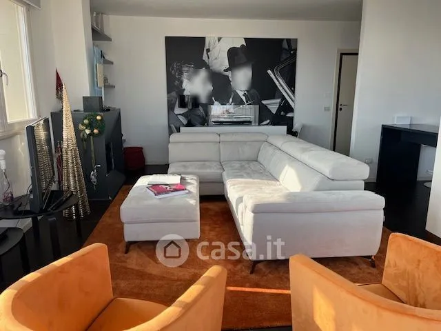 Living Room - Penthouse with Sea View in Riccione