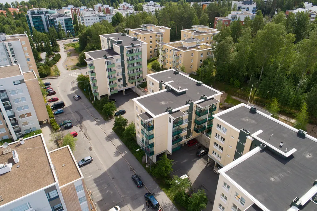 Õhuvaade - Apartment with Balcony in Jyväskylä