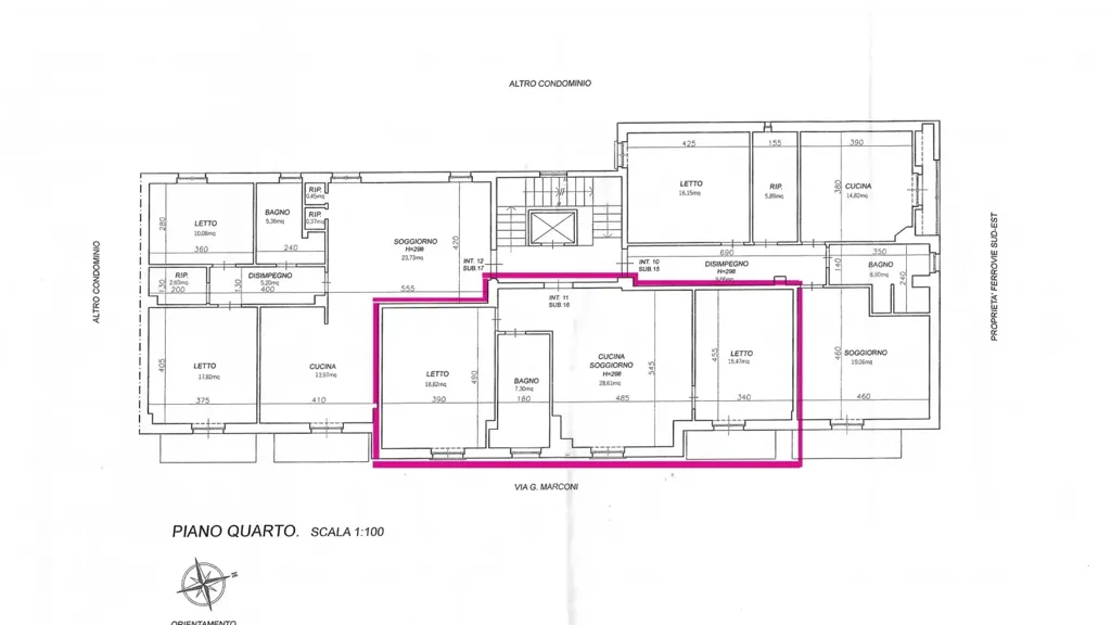 Plaan - Apartment with Balcony in Putignano