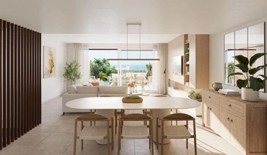 Salle à manger - Semi-Detached House with Pool in La Cala de Mijas
