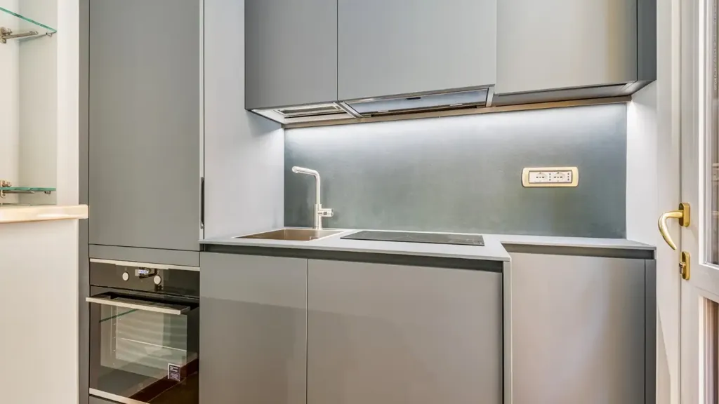 Köök - Contemporary Flat with Balcony in Milan
