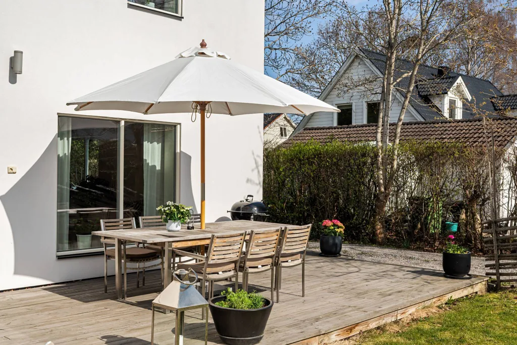 Terrass - Duplex with Garden in Näsbypark