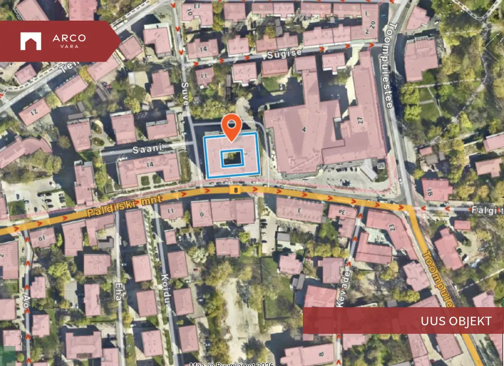 Vue aérienne - Commercial Space with Sea View in Toompea