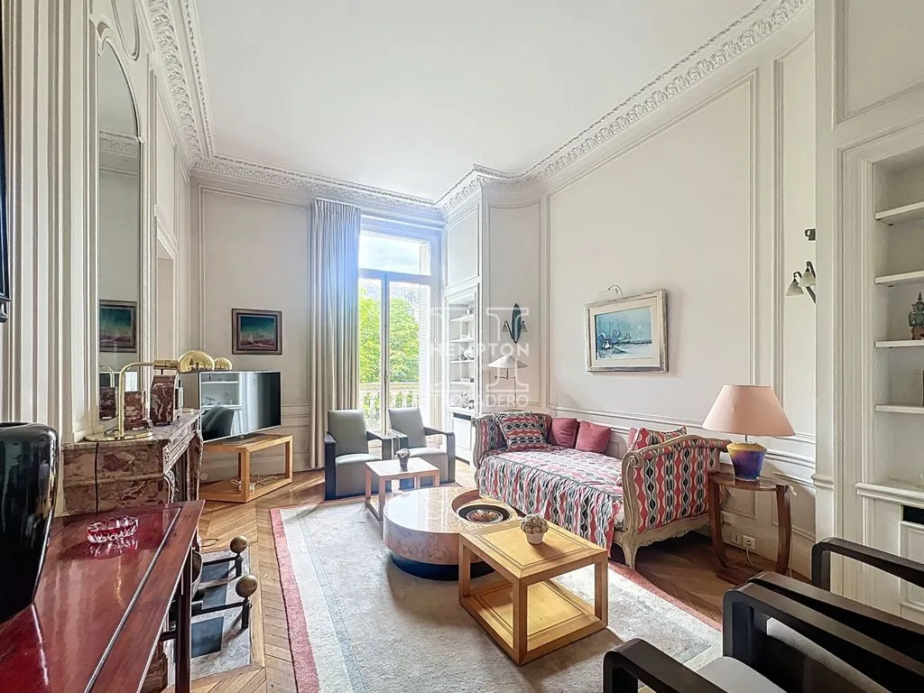 Séjour - Appartement Luxueux de 10 Pièces à La Muette, Paris