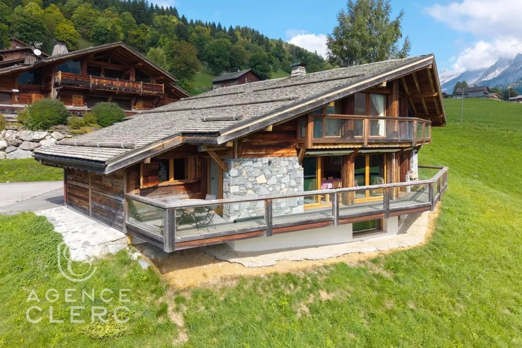 Vista aerea - Chalet with Ski Access near La Clusaz