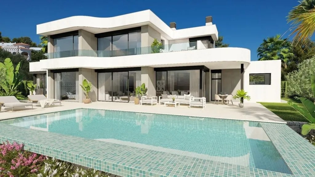 Pool - Luxury Villa with Sea Views in Moraira