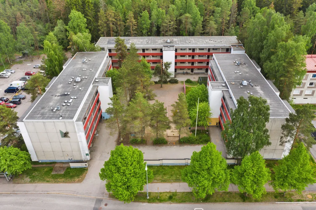 Vue aérienne - Renovated One-Bedroom Flat with Balcony in Korso, Vantaa