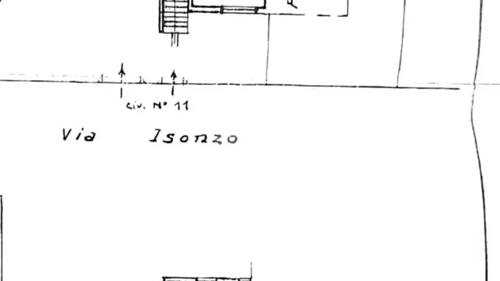 Plan - Villa with Garden and River View in Treviso