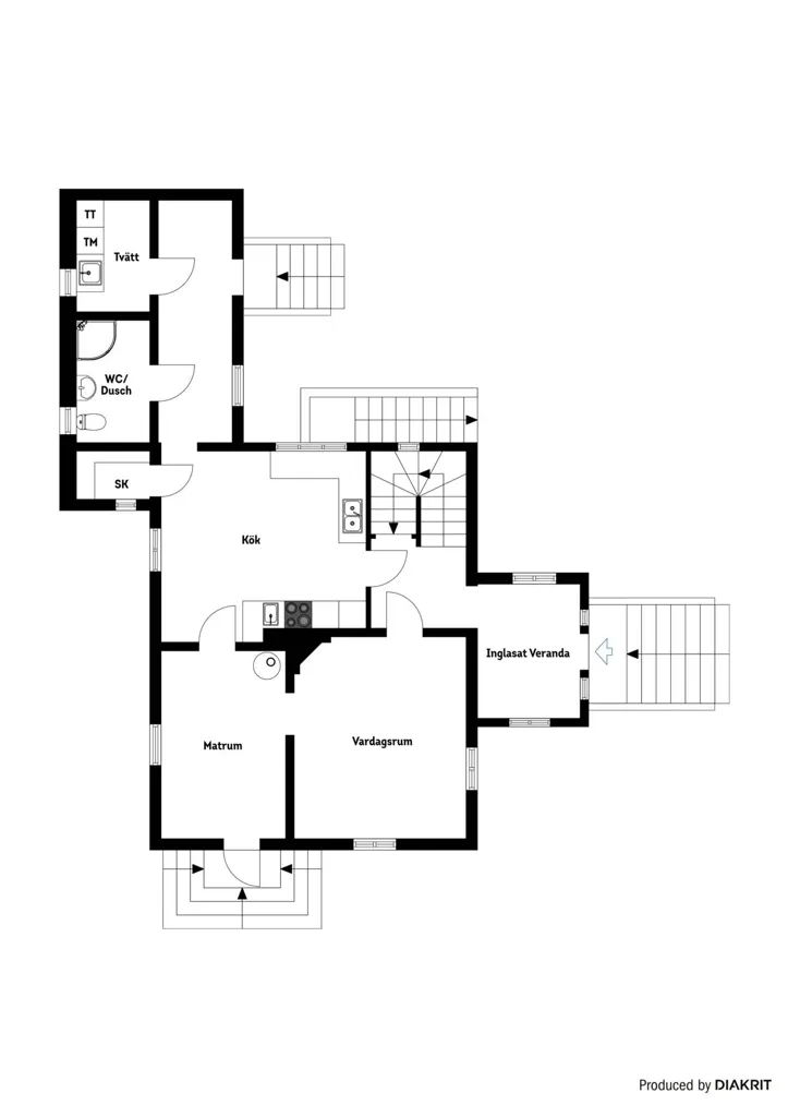 Plan - Historic House with River View in Södermanland