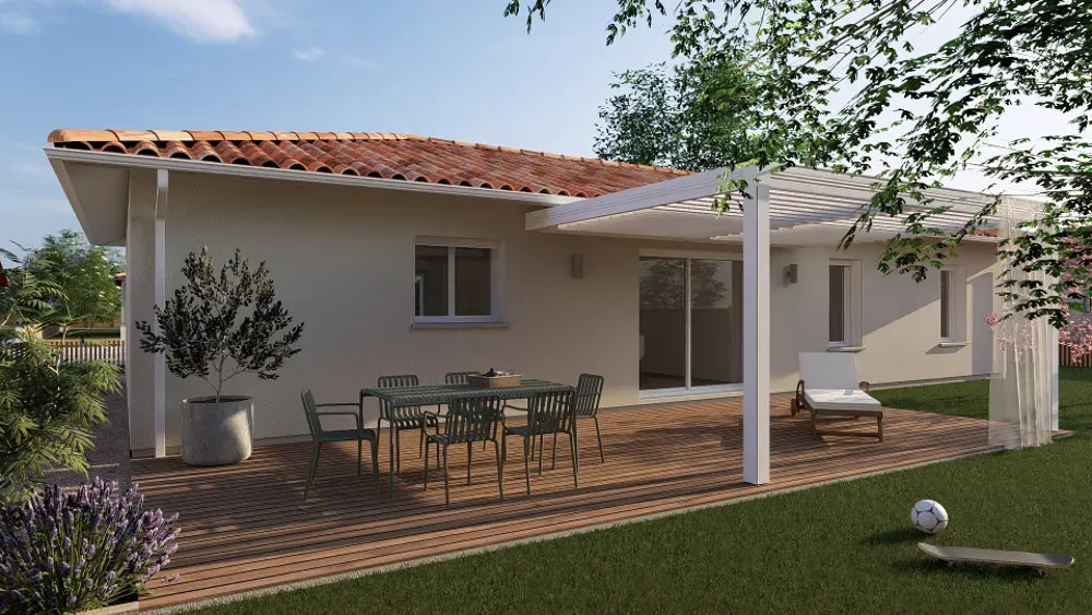 Maison de Plain Pied avec Jardin sur les Hauteurs de Malemort