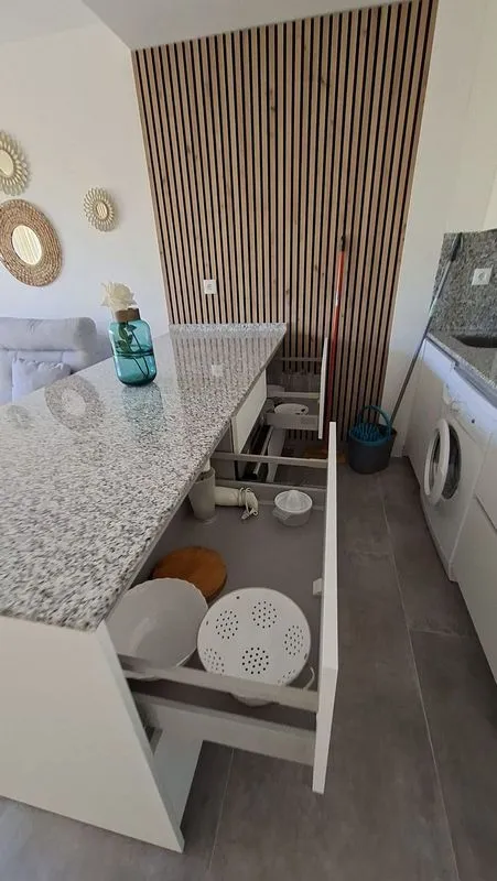 Cuisine - 1-Bedroom Apartment with Pool in Almuñécar