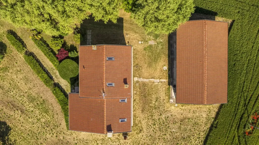 Vue aérienne - Villa with Garden and Caminetto in Codevigo