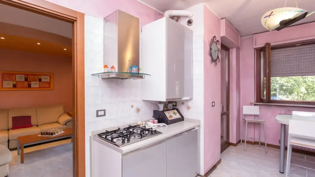 Köök - Trilocale with Balcony in Figino, Milan
