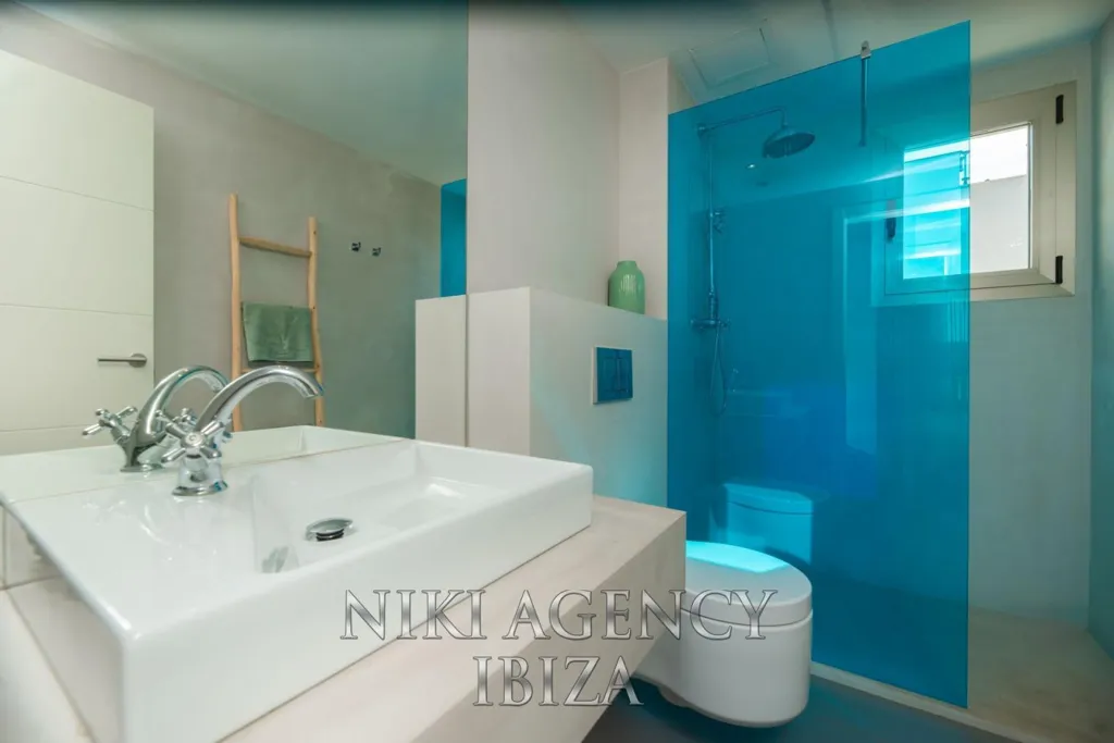 Salles de bain - Townhouse with Pool in Jesús, Ibiza