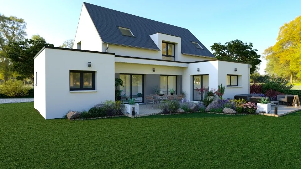 Maison à construire avec jardin à Berric