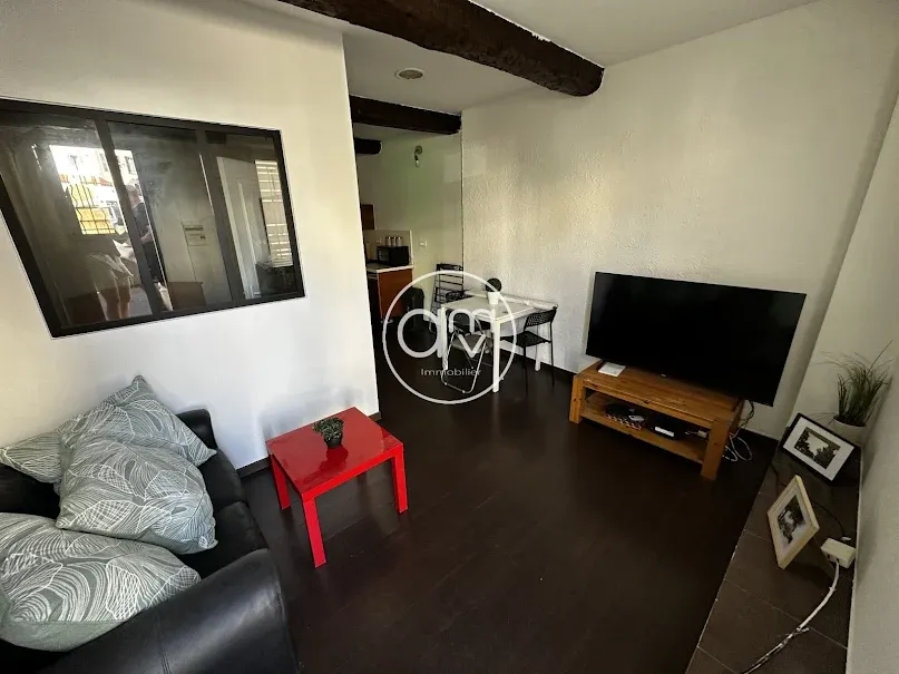 Living Room - Furnished Flat in Saint-Roch, Toulon