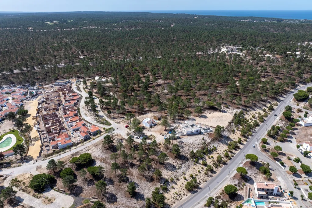 Aerial - Plot with Potential for Villa in La Reserve, Carvalhal