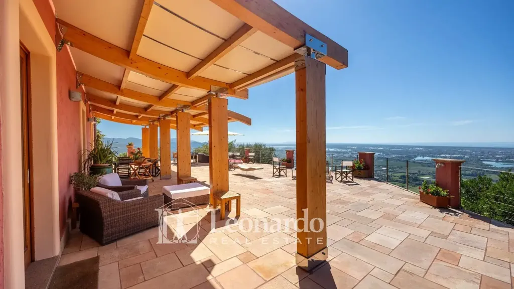Terrasse - Villa with Sea View in Massarosa