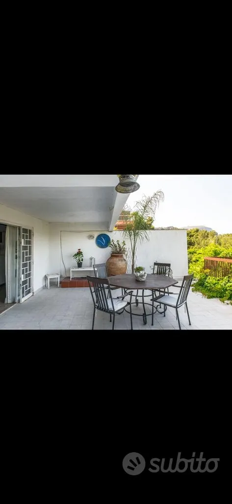 Terrasse - Sea View Apartment in Addaura