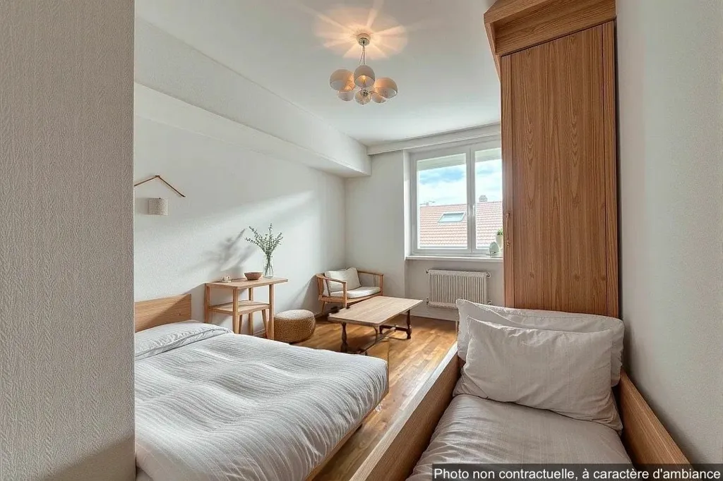 Bedrooms - Individual House with Garden in Dijon South