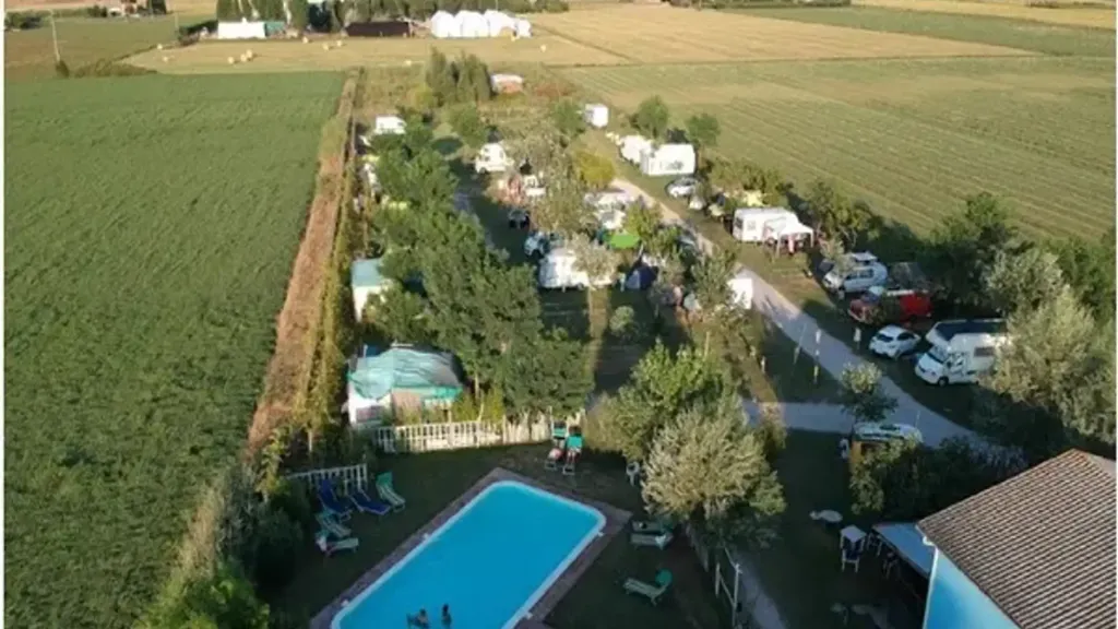 Vista aerea - Rural Villa with B&B in Ravenna