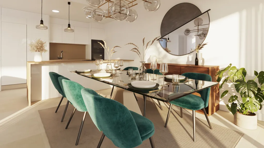 Salle à manger - Penthouse with Sea View in Estepona