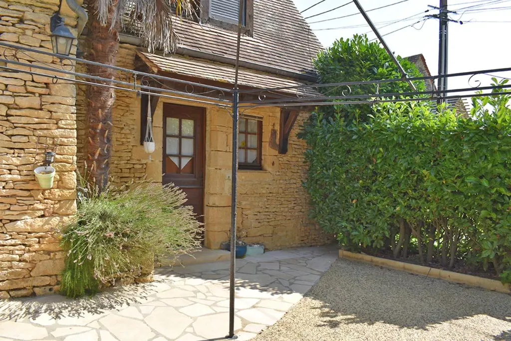 Garden - Stone Farmhouse with Multiple Buildings in Saint Genies