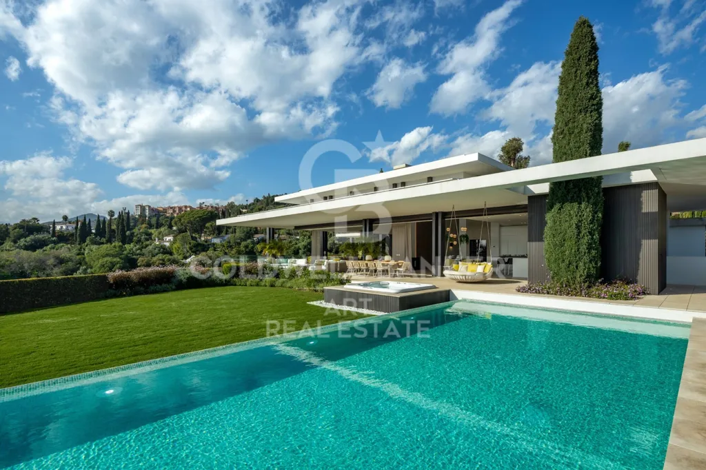 Piscine - Ultra-modern Villa with Panoramic Views in Benahavís