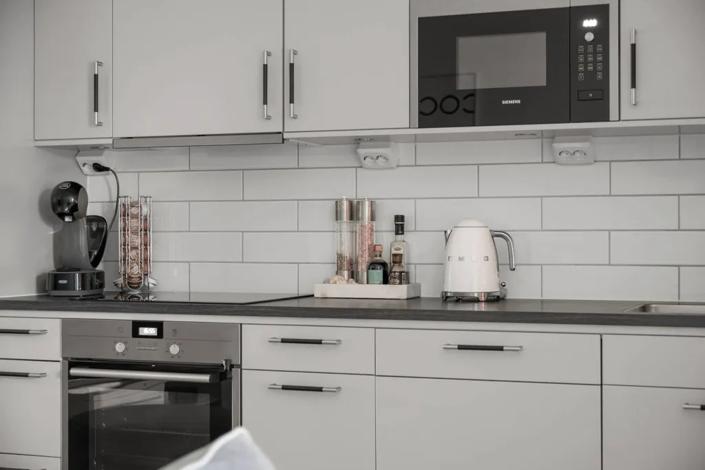 Cuisine - Modern Flat with Balcony in Järfälla