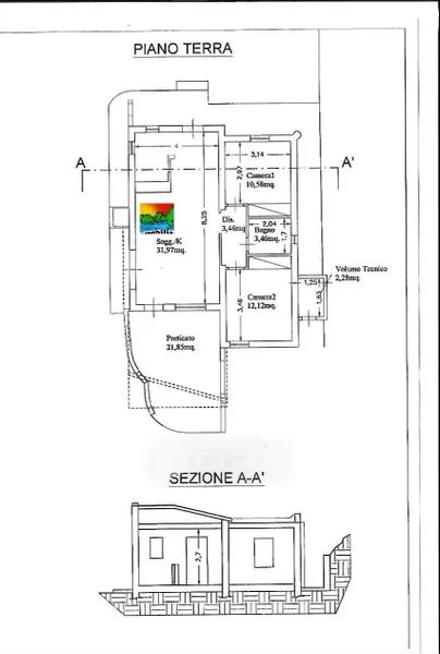 Plan - Villa with Sea View in Capoliveri