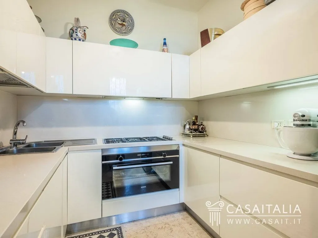 Köök - Historic Villa with Panoramic Views near Pesaro