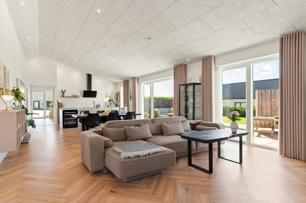 Séjour - Contemporary Villa with Garden in Trige