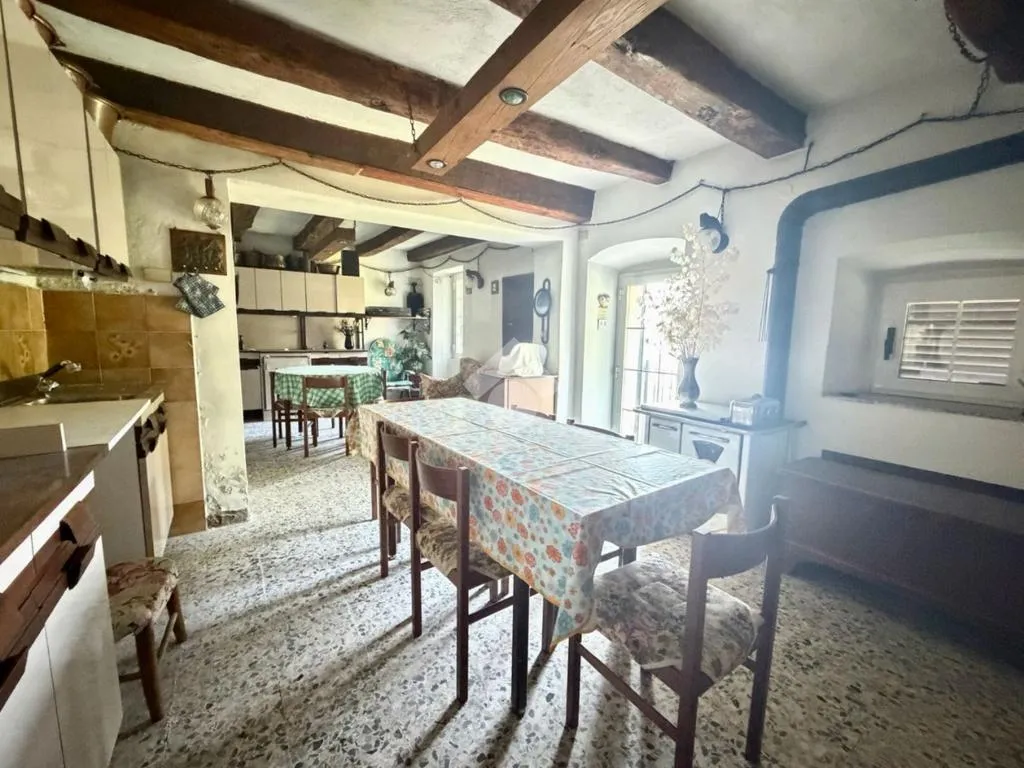 Dining Room - Historic Semidetached House with Balconies in Urida