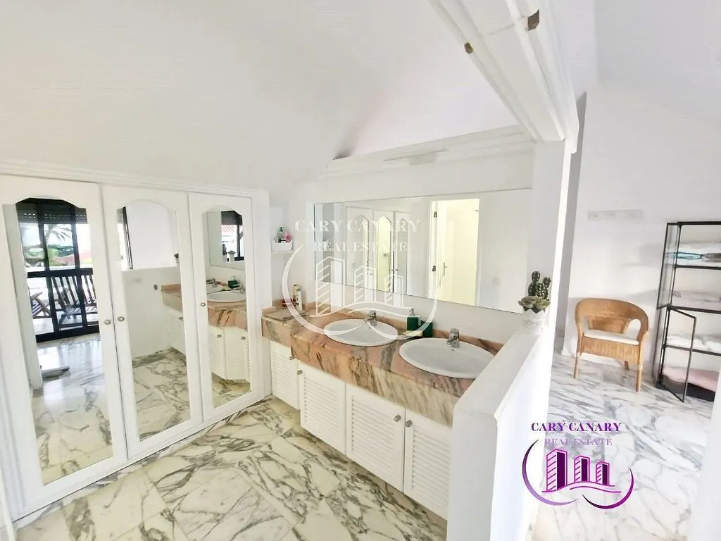 Salles de bain - Terraced House with Pool in Pasito Blanco