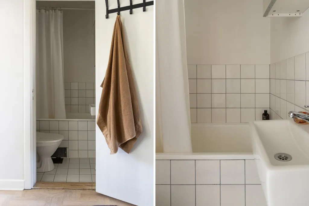 Salles de bain - Apartment with Balcony in Sorgenfri, Malmö