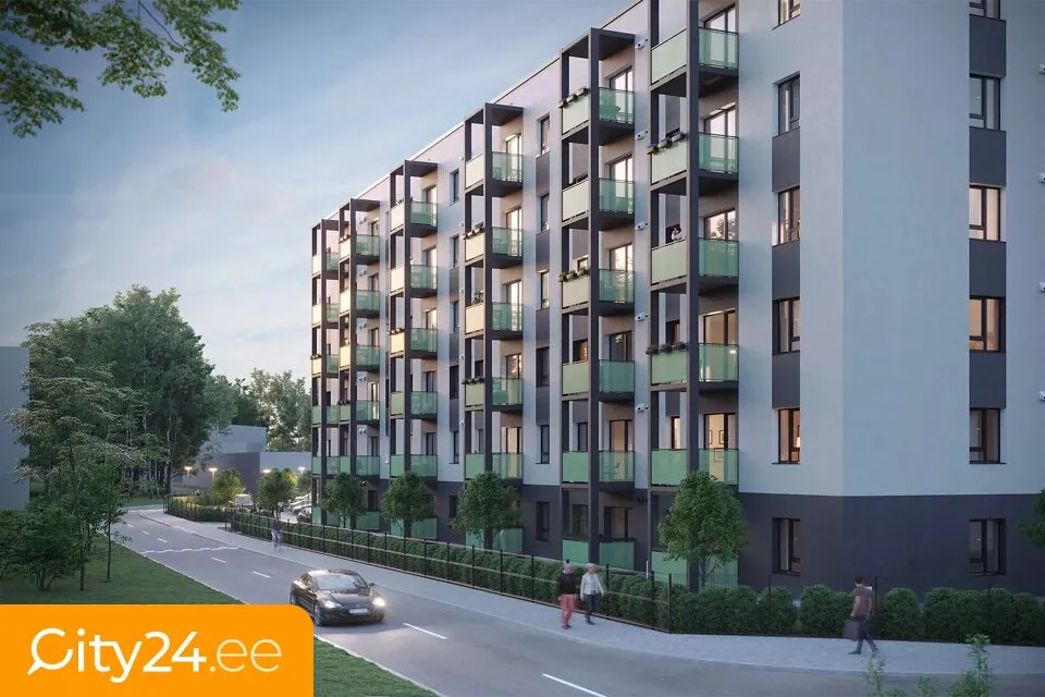 Extérieur - Modern Apartment with Balcony in Ķengarags, Riga